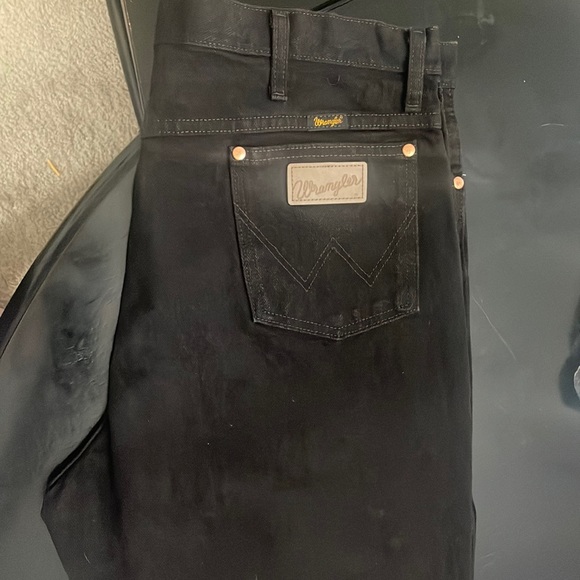 Wrangler cowboy cut slim fit chocolate black 0936 38x32 - Picture 1 of 4